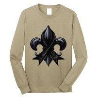 New Orleans Strong 2025 Nola Strong Support Fleurs De Lis Long Sleeve Shirt