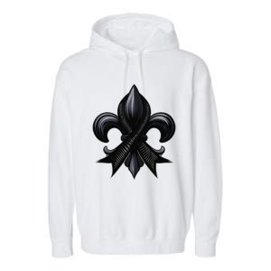 New Orleans Strong 2025 Nola Strong Support Fleurs De Lis Garment-Dyed Fleece Hoodie