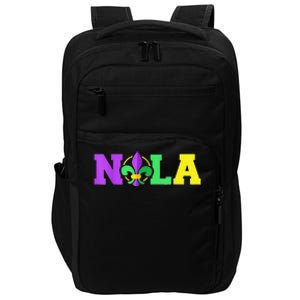 New Orleans Strong 2025 Nola Strong Support Fleur De Lis Impact Tech Backpack