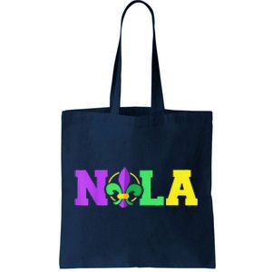 New Orleans Strong 2025 Nola Strong Support Fleur De Lis Tote Bag