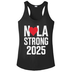 New Orleans Strong Ladies PosiCharge Competitor Racerback Tank