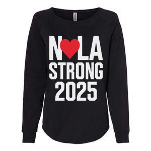 New Orleans Strong Womens California Wash Sweatshirt