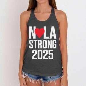 New Orleans Strong Women's Knotted Racerback Tank