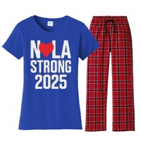 New Orleans Strong Women's Flannel Pajama Set