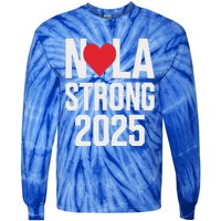 New Orleans Strong Tie-Dye Long Sleeve Shirt