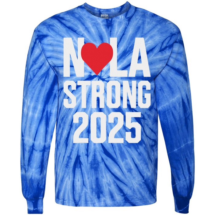 New Orleans Strong Tie-Dye Long Sleeve Shirt