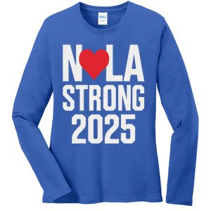 New Orleans Strong Ladies Long Sleeve Shirt