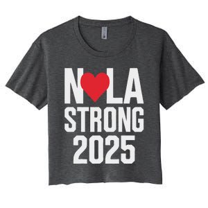 New Orleans Strong Women's Crop Top Tee