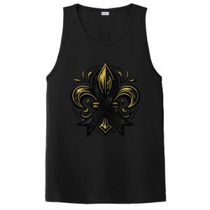 New Orleans Strong 2025 Nola Strong Support Fleur De Lis PosiCharge Competitor Tank