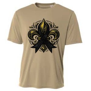 New Orleans Strong 2025 Nola Strong Support Fleur De Lis Cooling Performance Crew T-Shirt