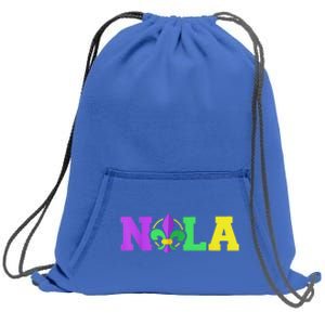 New Orleans Strong 2025 Nola Strong Sweatshirt Cinch Pack Bag