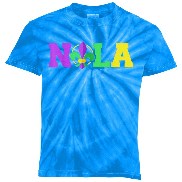 New Orleans Strong 2025 Nola Strong Kids Tie-Dye T-Shirt