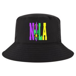 New Orleans Strong 2025 Nola Strong Support Fleur De Lis Cool Comfort Performance Bucket Hat