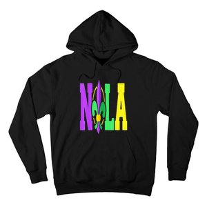 New Orleans Strong 2025 Nola Strong Support Fleur De Lis Hoodie