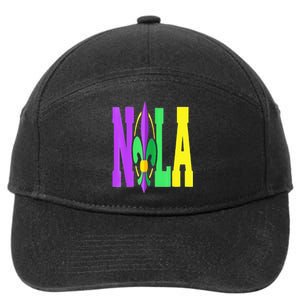 New Orleans Strong 2025 Nola Strong Support Fleur De Lis 7-Panel Snapback Hat