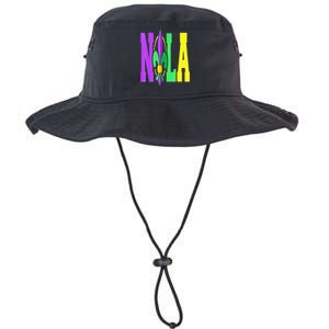 New Orleans Strong 2025 Nola Strong Support Fleur De Lis Legacy Cool Fit Booney Bucket Hat