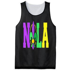 New Orleans Strong 2025 Nola Strong Support Fleur De Lis Mesh Reversible Basketball Jersey Tank