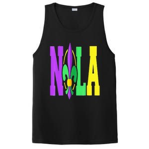 New Orleans Strong 2025 Nola Strong Support Fleur De Lis PosiCharge Competitor Tank