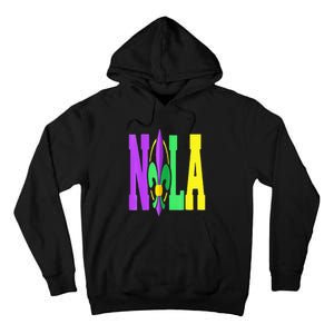 New Orleans Strong 2025 Nola Strong Support Fleur De Lis Tall Hoodie