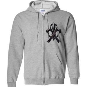 New Orleans Strong 2025 Nola Strong Support Full Zip Hoodie