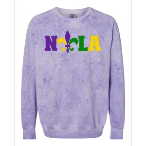 New Orleans Strong 2025 Nola Strong Nola Pride Nola Resilience French Quarters Colorblast Crewneck Sweatshirt