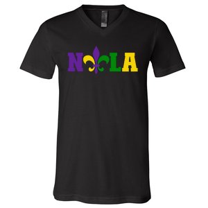 New Orleans Strong 2025 Nola Strong Nola Pride Nola Resilience French Quarters V-Neck T-Shirt