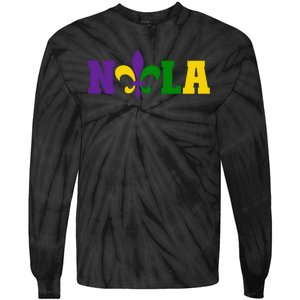 New Orleans Strong 2025 Nola Strong Nola Pride Nola Resilience French Quarters Tie-Dye Long Sleeve Shirt