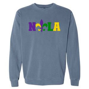 New Orleans Strong 2025 Nola Strong Nola Pride Nola Resilience French Quarters Garment-Dyed Sweatshirt