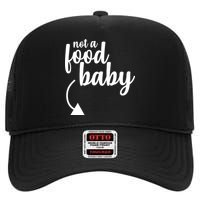 Not a Food Baby Surprise Thanksgiving Pregnancy High Crown Mesh Back Trucker Hat