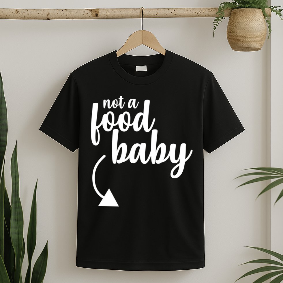 Not a Food Baby Surprise Thanksgiving Pregnancy T-Shirt