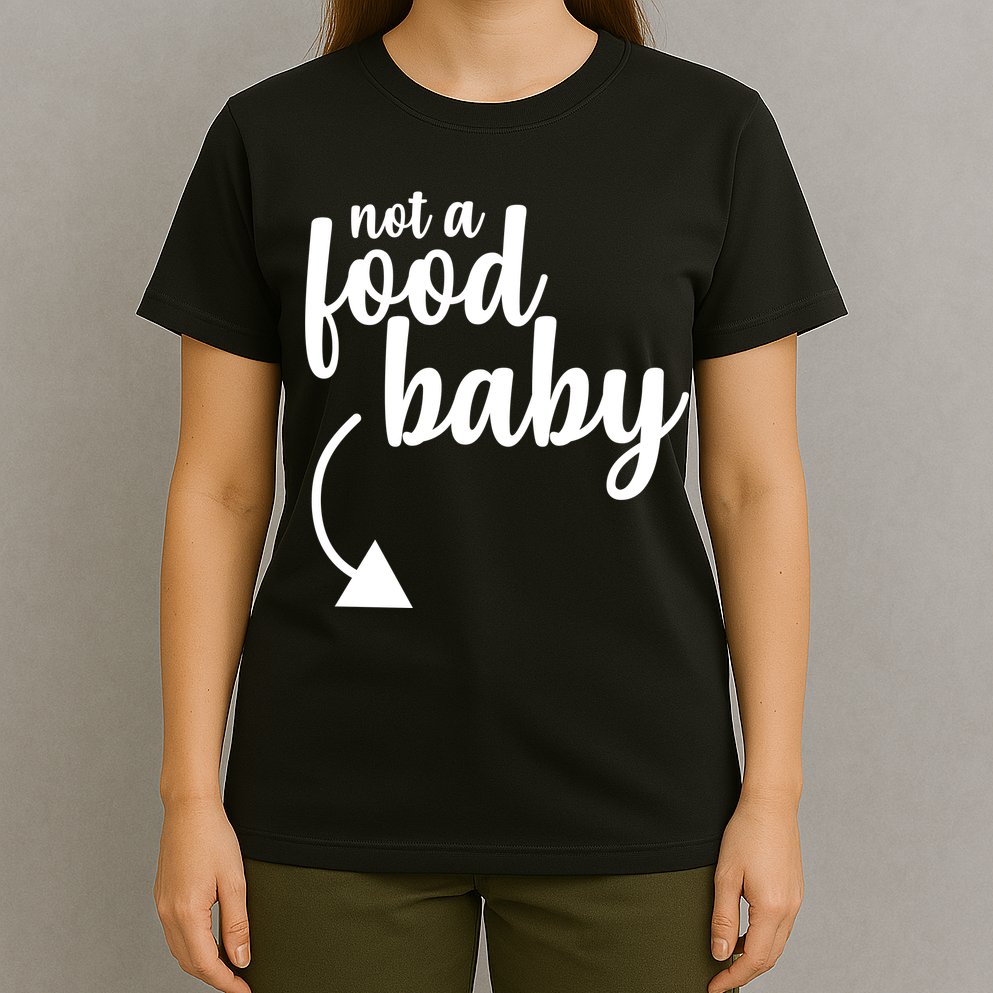 Not a Food Baby Surprise Thanksgiving Pregnancy T-Shirt