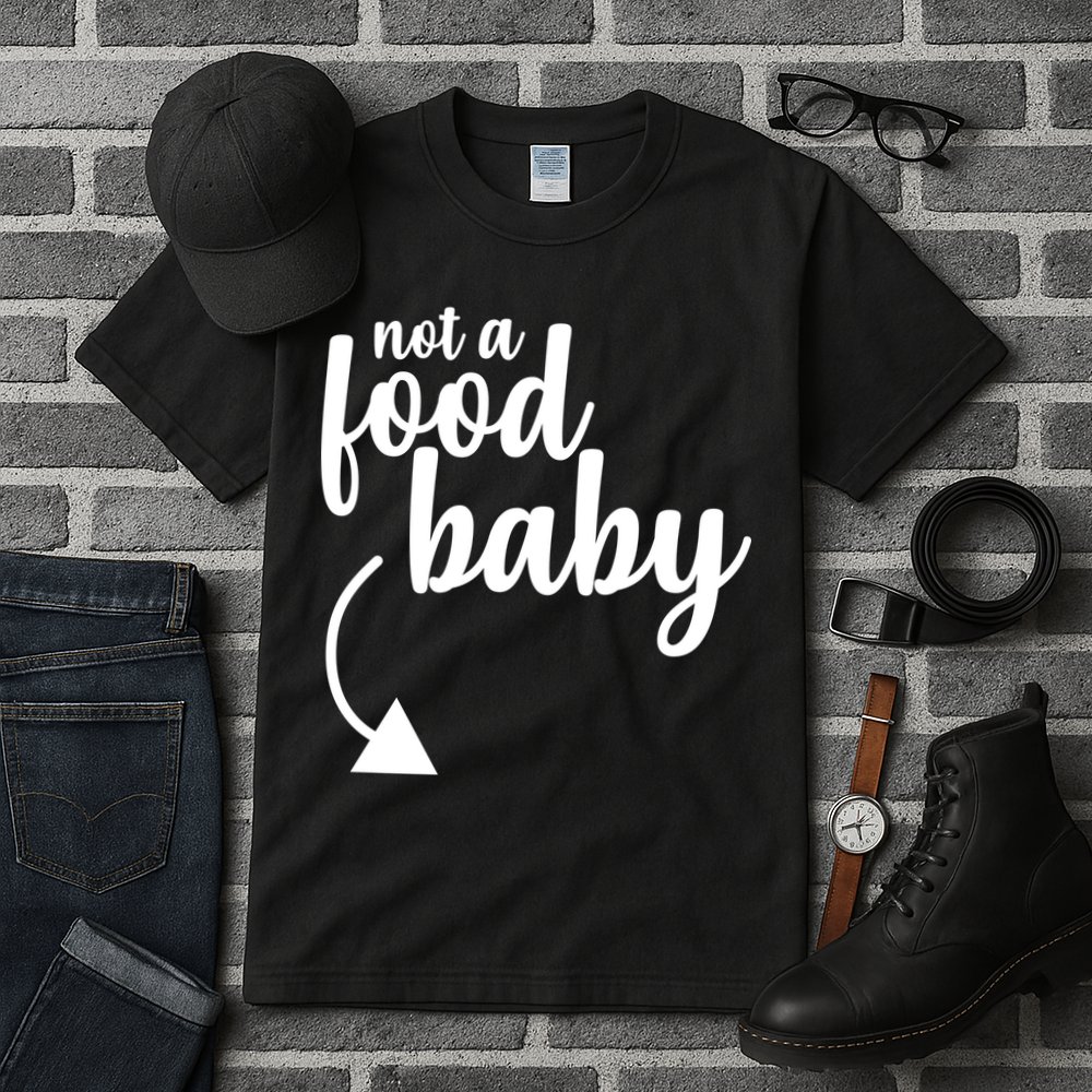 Not a Food Baby Surprise Thanksgiving Pregnancy Tall T-Shirt