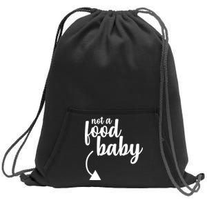 Not a Food Baby Surprise Thanksgiving Pregnancy Sweatshirt Cinch Pack Bag