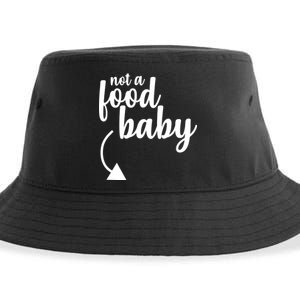 Not a Food Baby Surprise Thanksgiving Pregnancy Sustainable Bucket Hat