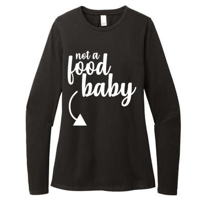 Not a Food Baby Surprise Thanksgiving Pregnancy Womens CVC Long Sleeve Shirt