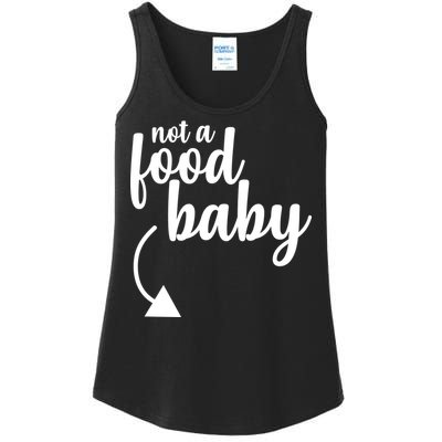 Not a Food Baby Surprise Thanksgiving Pregnancy Ladies Essential Tank