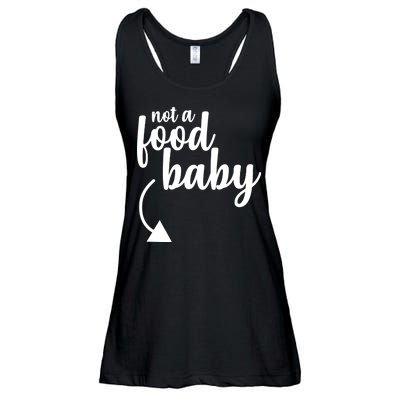 Not a Food Baby Surprise Thanksgiving Pregnancy Ladies Essential Flowy Tank