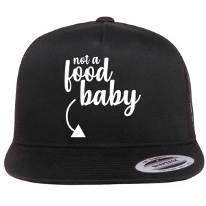 Not a Food Baby Surprise Thanksgiving Pregnancy Flat Bill Trucker Hat