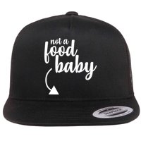 Not a Food Baby Surprise Thanksgiving Pregnancy Flat Bill Trucker Hat