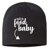 Not a Food Baby Surprise Thanksgiving Pregnancy Sustainable Beanie