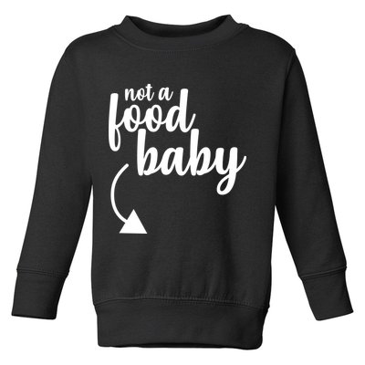 Not a Food Baby Surprise Thanksgiving Pregnancy Toddler Sweatshirt