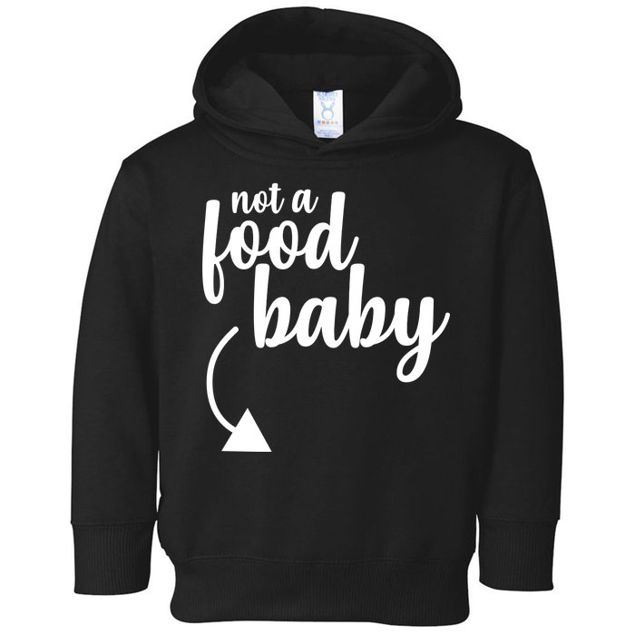 Not a Food Baby Surprise Thanksgiving Pregnancy Toddler Hoodie