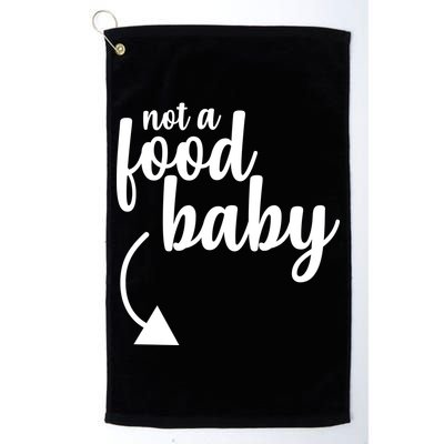 Not a Food Baby Surprise Thanksgiving Pregnancy Golf Towel