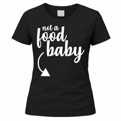 Not a Food Baby Surprise Thanksgiving Pregnancy Women's T-Shirt