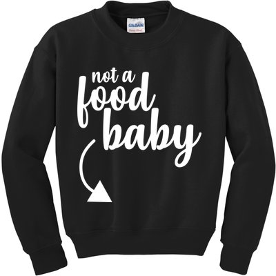 Not a Food Baby Surprise Thanksgiving Pregnancy Kids Sweatshirt