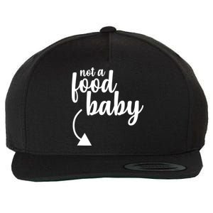 Not a Food Baby Surprise Thanksgiving Pregnancy Wool Snapback Cap