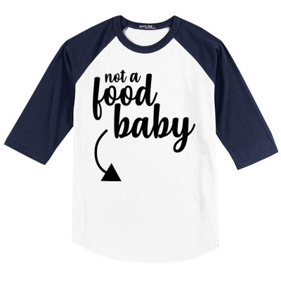 Not a Food Baby Surprise Thanksgiving Pregnancy Baseball Sleeve Shirt