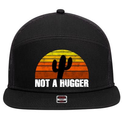 Not A Hugger 7 Panel Mesh Trucker Snapback Hat