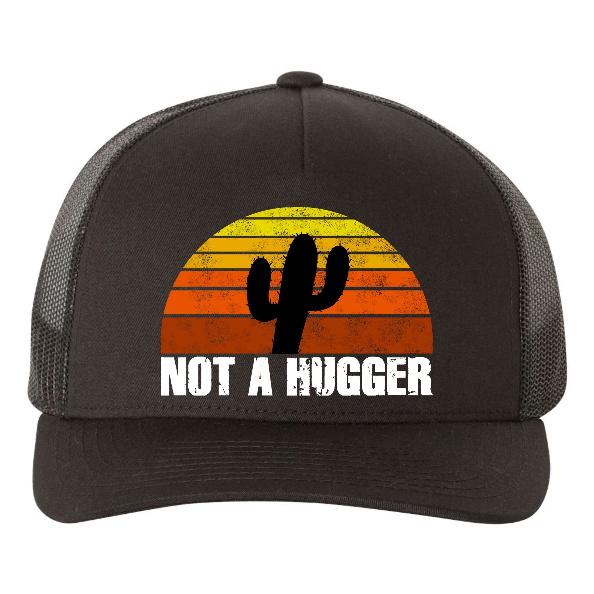 Not A Hugger Yupoong Adult 5-Panel Trucker Hat