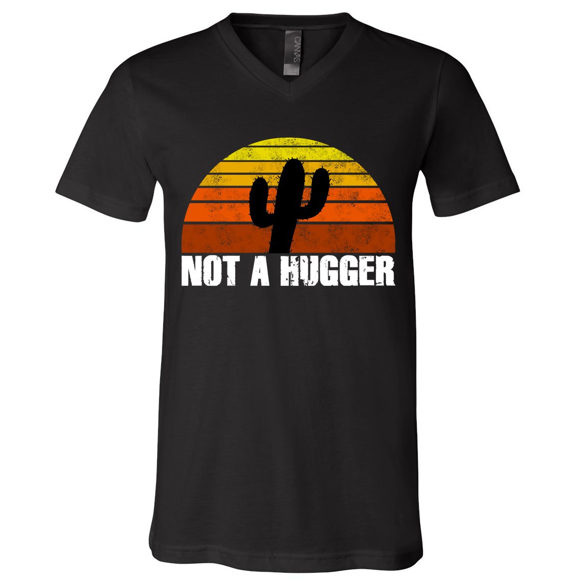 Not A Hugger V-Neck T-Shirt